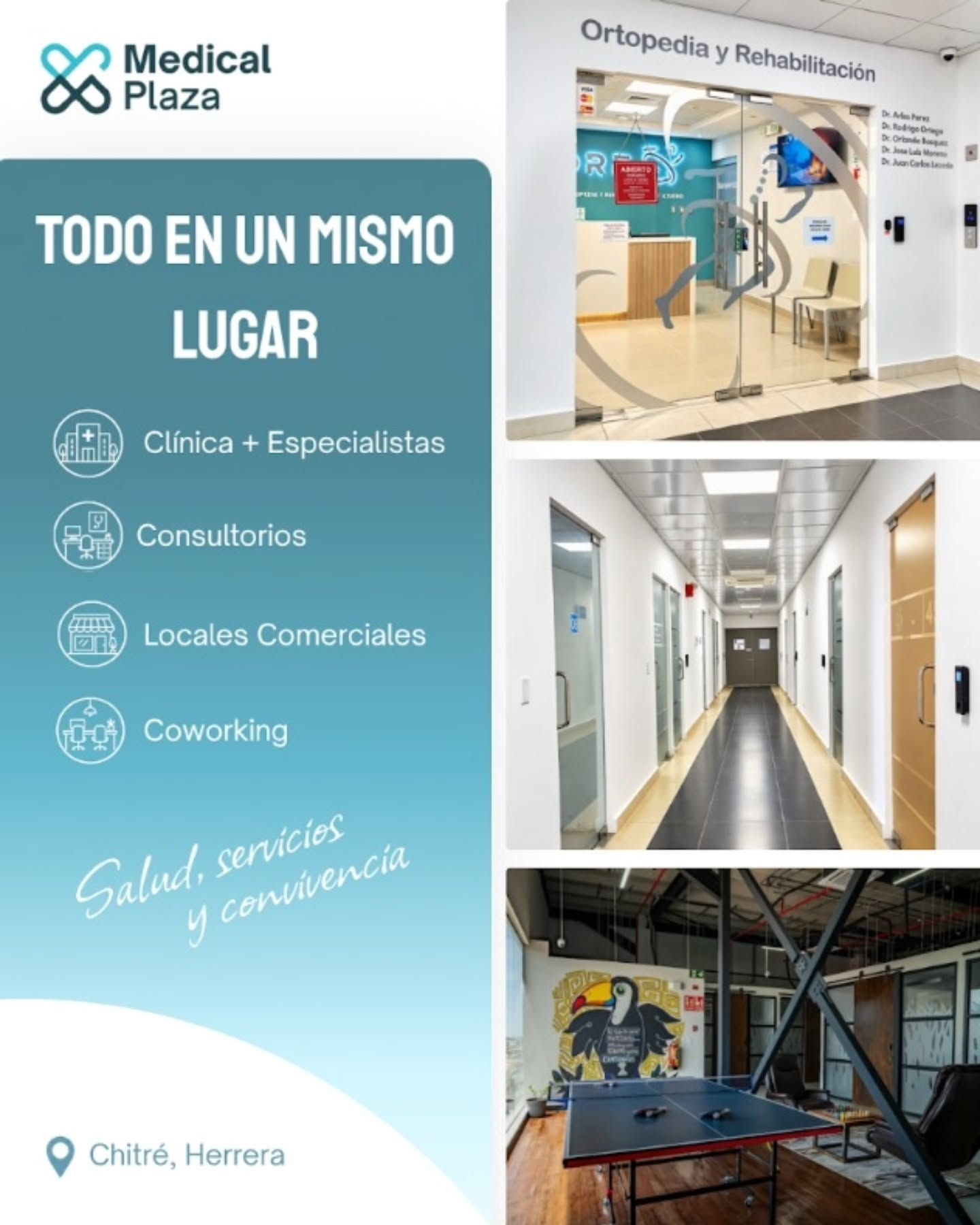 En Medical Plaza, reunimos todo lo que necesitas en un solo espacio: ✔️ Clínica y especialistas ✔️ Consultorios ✔️ Local